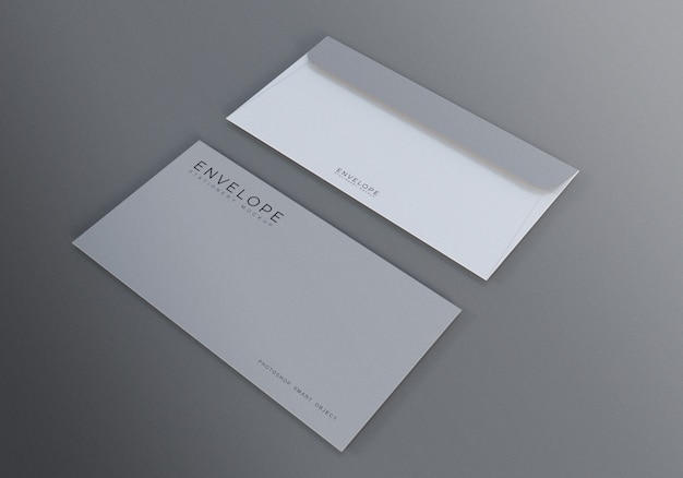 Maquette d'enveloppe monarque avec fond gris
