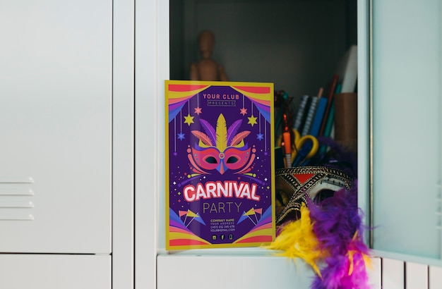 Maquette de flyer Carnaval