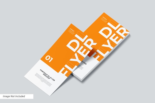 Maquette de flyer DL Portrait