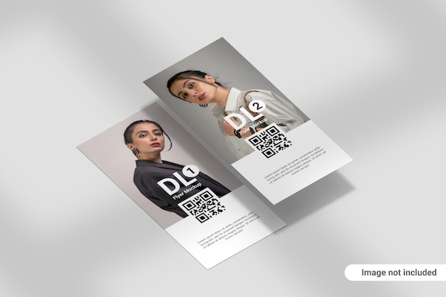 Maquette de Flyer Potrait DL