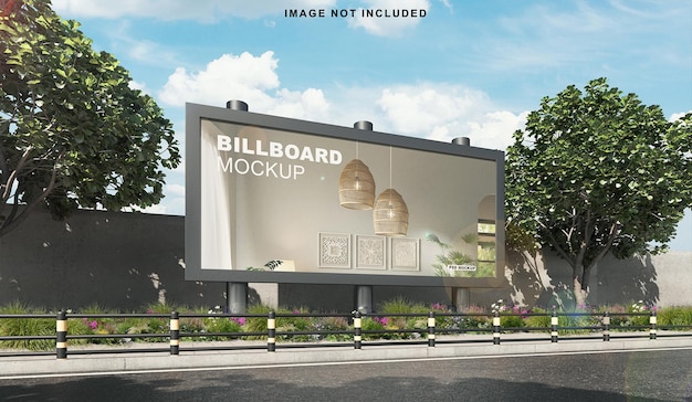 Maquette de grand panneau d'affichage