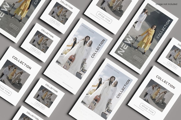 Une maquette d'une histoire sur Instagram