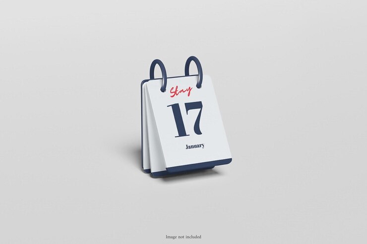Maquette d'icône de calendrier