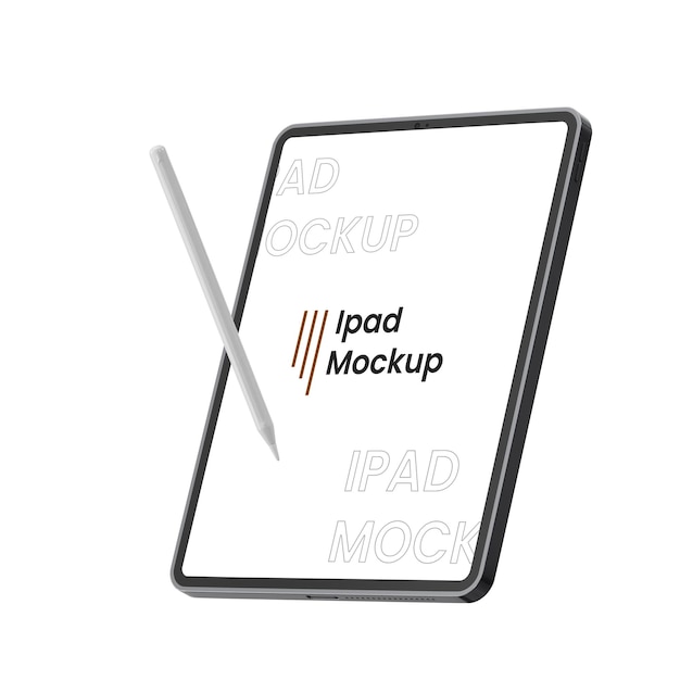 Une maquette de l'iPad Pro