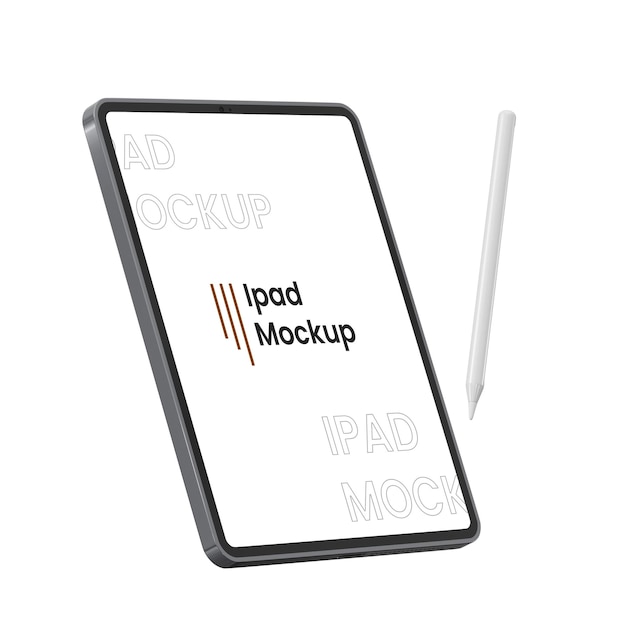 Une maquette de l'iPad Pro