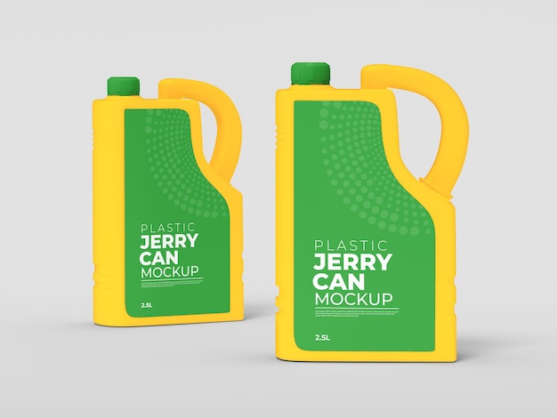 Maquette de jerrycan en plastique