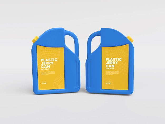 Maquette de jerrycan en plastique