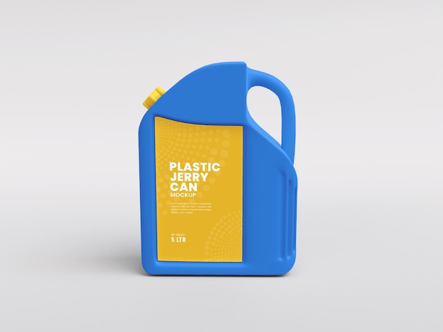 Maquette de jerrycan en plastique
