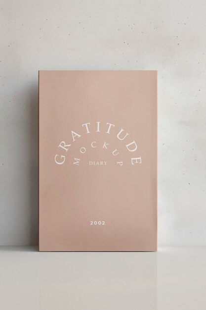 PSD une maquette de journal de gratitude