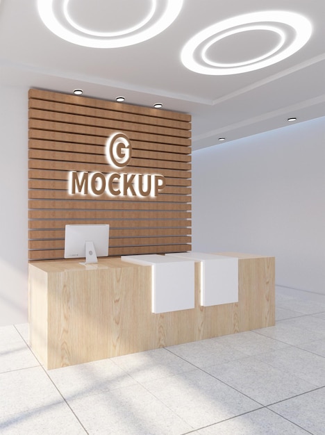 Maquette De Logo 3d Office