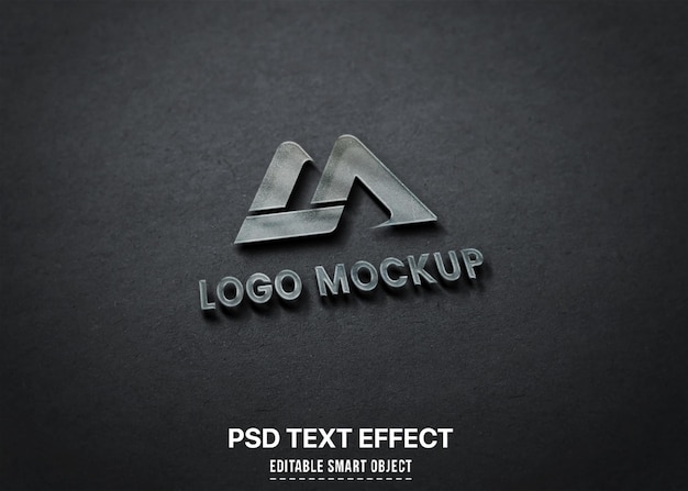 Maquette de logo en 3D