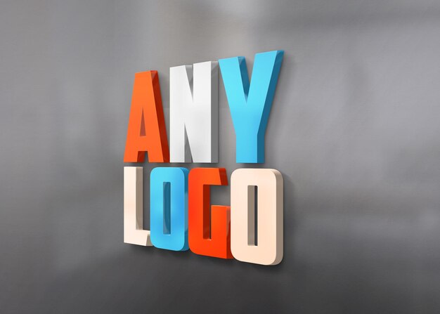 Maquette De Logo En 3d