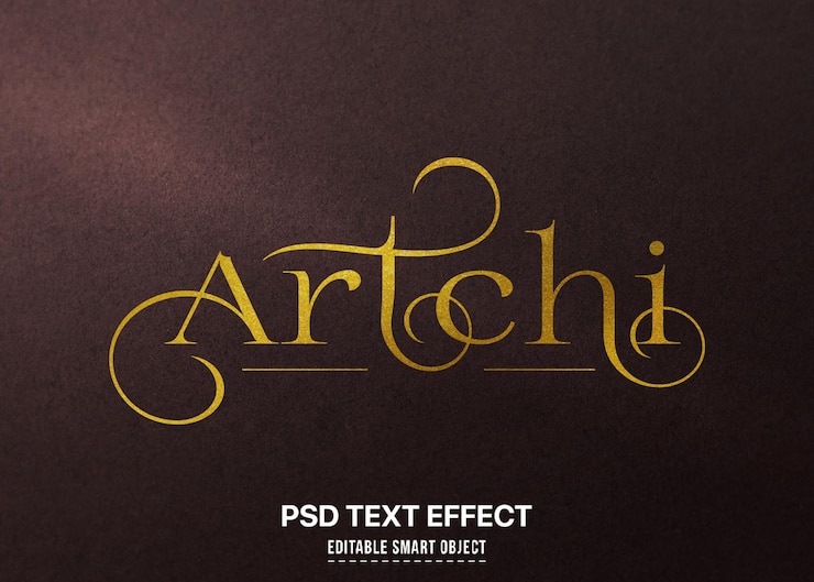 PSD une maquette de logo élégante
