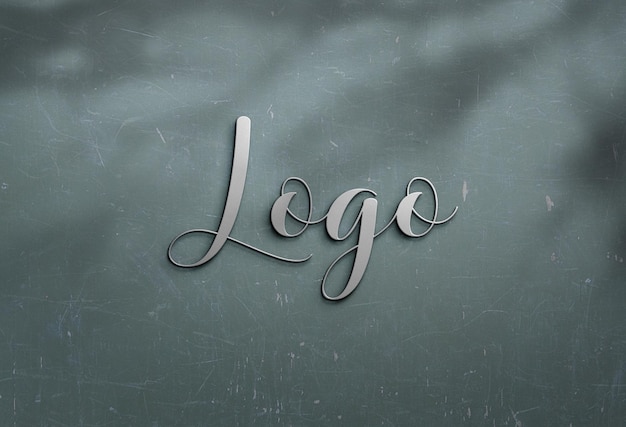 Maquette de logo de luxe