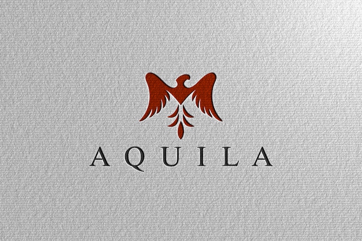 PSD maquette de logo perforé en papier blanc