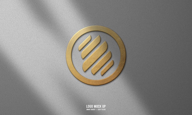 maquette de logo en relief