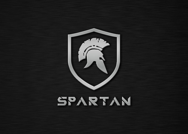 Maquette Logo Spartan Metal