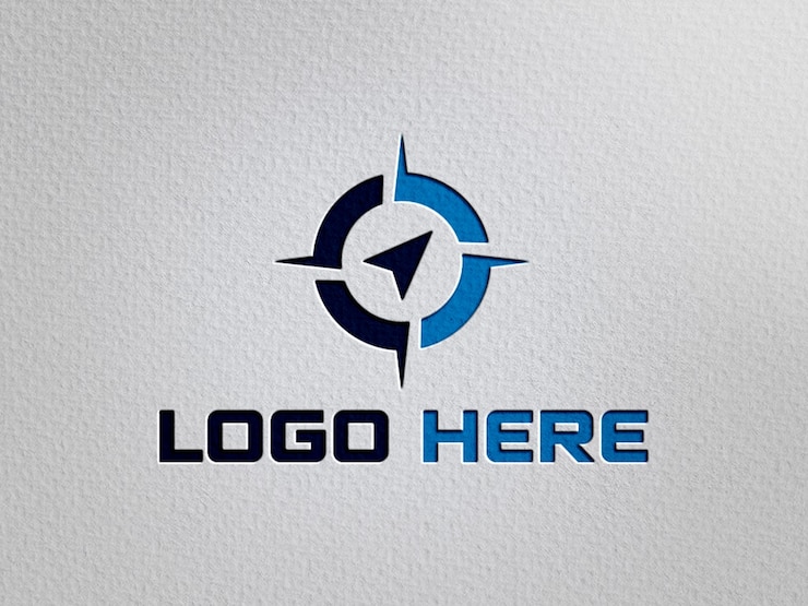 PSD maquette de logos en livre blanc