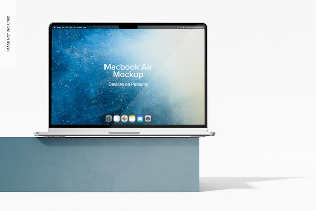 Maquette MacBook Air, vue de face