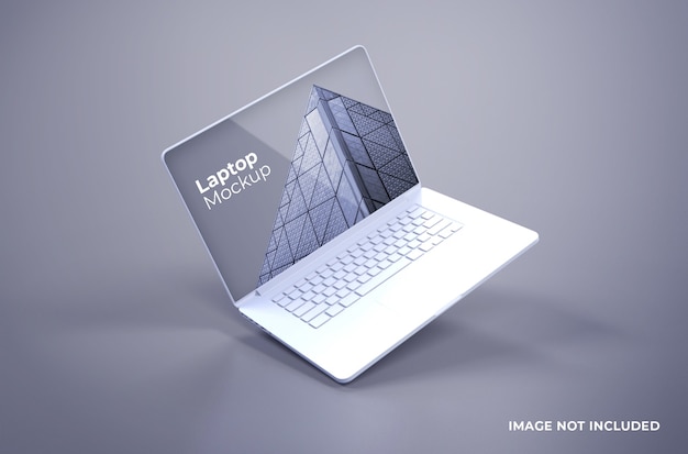 PSD maquette macbook pro blanche