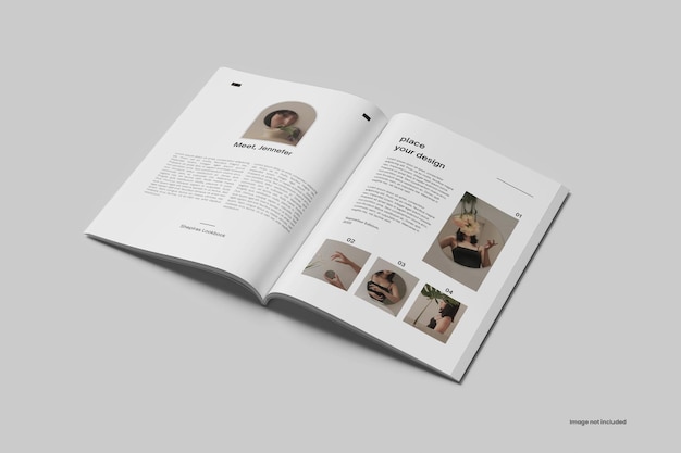 Maquette de magazine A4