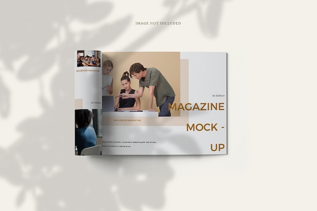 PSD maquette de magazine