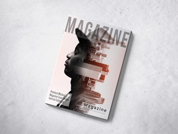 PSD une maquette de magazine