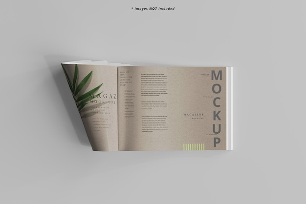 Maquette de magazines de paysage