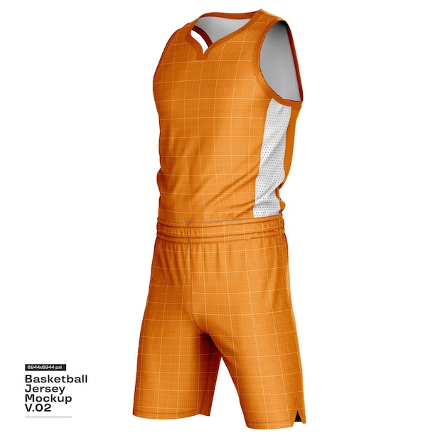 PSD maquette de maillot de basket