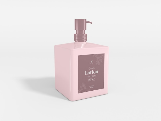 Maquette de marque de bouteille de parfum de parfum