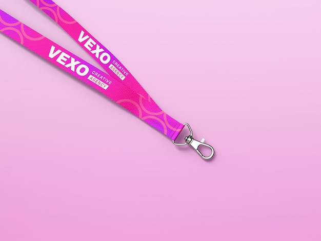 Maquette de marque du détenteur de carte d'identité Lanyard