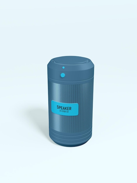 Maquette de marque de haut-parleur portable