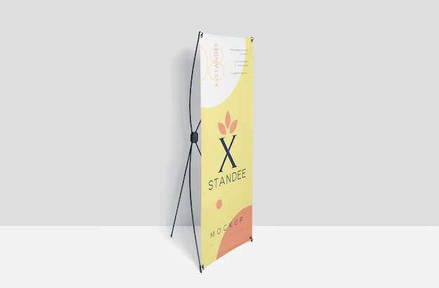 PSD maquette de marque standee personnalisable