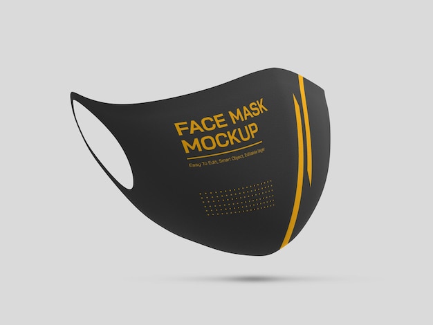PSD maquette de masque facial
