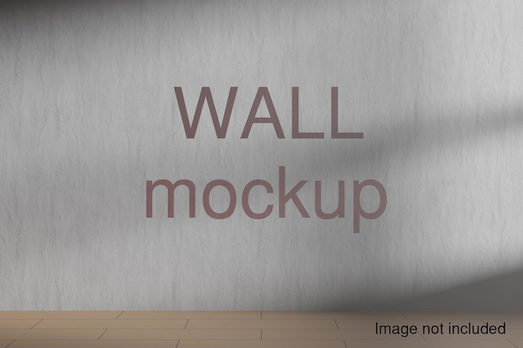 PSD maquette de mur en béton
