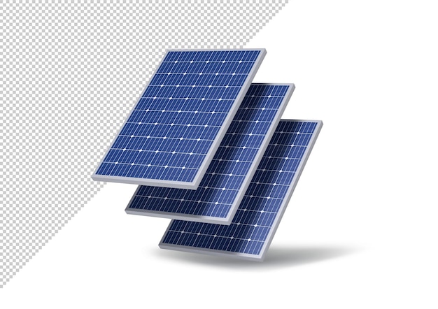 PSD maquette de panneaux solaires, énergie photovoltaïque
