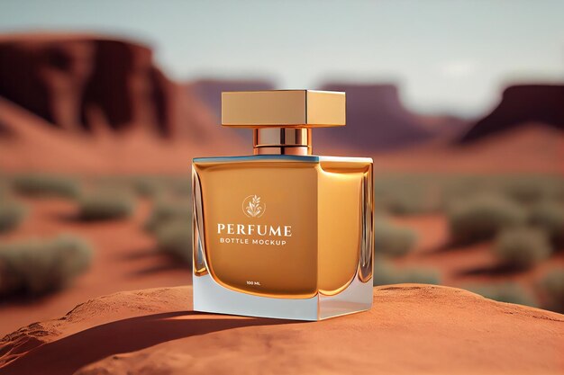 Maquette de parfum élégante