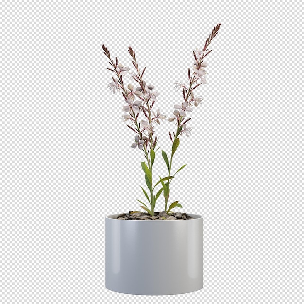 PSD maquette de plante d'intérieur verte en rendu 3d