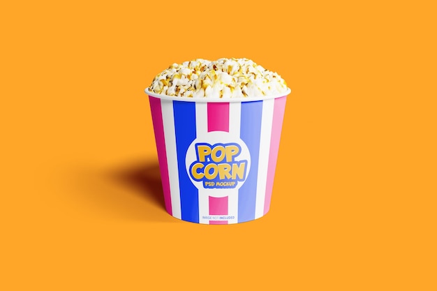 maquette de pop-corn psd