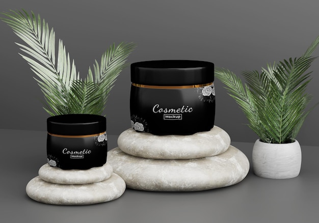 PSD maquette de produit cosmétique de beauté