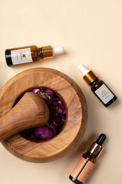Maquette de produits cosmétiques pour les soins personnels