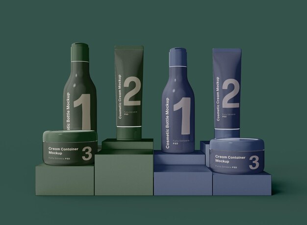 Maquette De Produits Cosmétiques