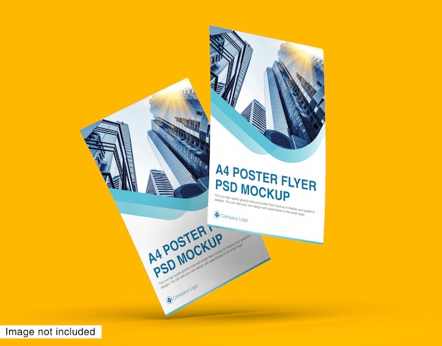 Maquette PSD Flyer affiche A4