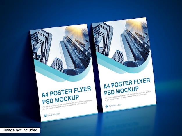 Maquette PSD Flyer affiche A4