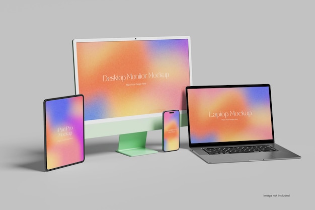 Maquette PSD multi-appareils