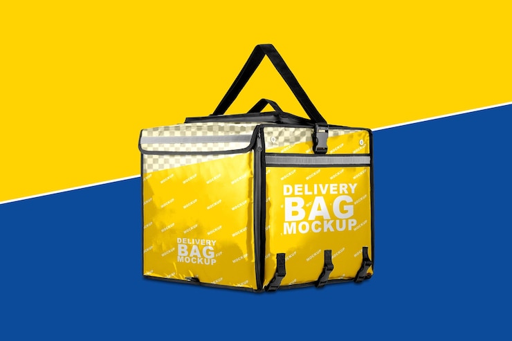 PSD maquette de sac de livraison
