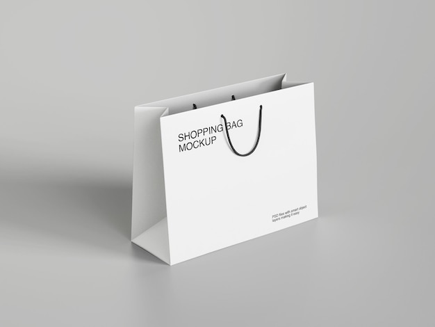 Maquette de sac en papier
