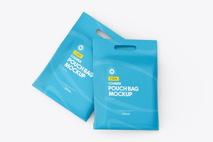 PSD une maquette de sac en plastique pour faire les courses