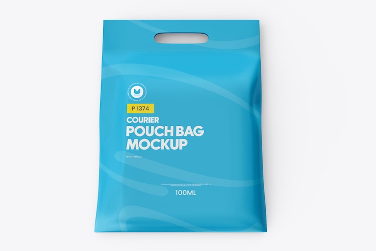 PSD une maquette de sac en plastique pour faire les courses