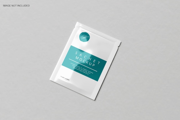 Maquette de sachet de poche
